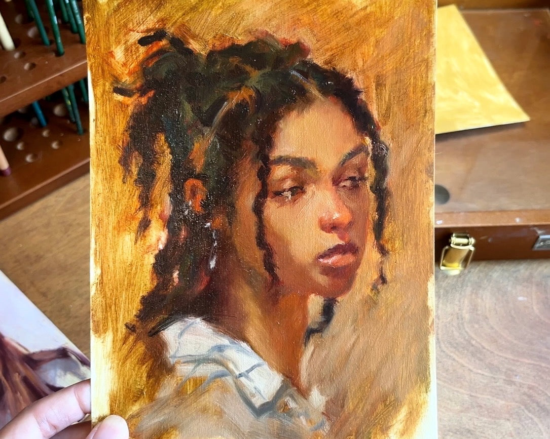 6x8 Head Portrait Commission | Oil