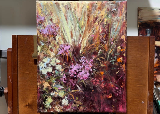A wild flower garden