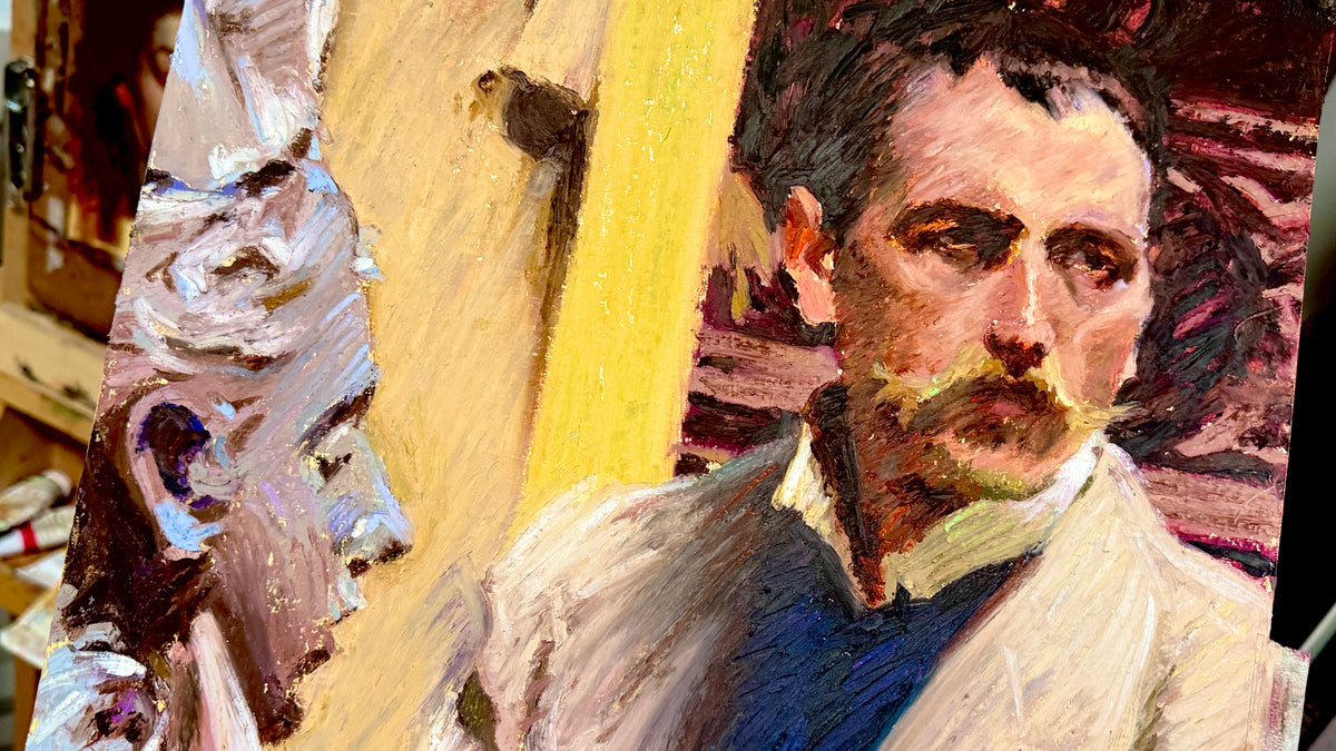 A study of Zorn's self-portrait