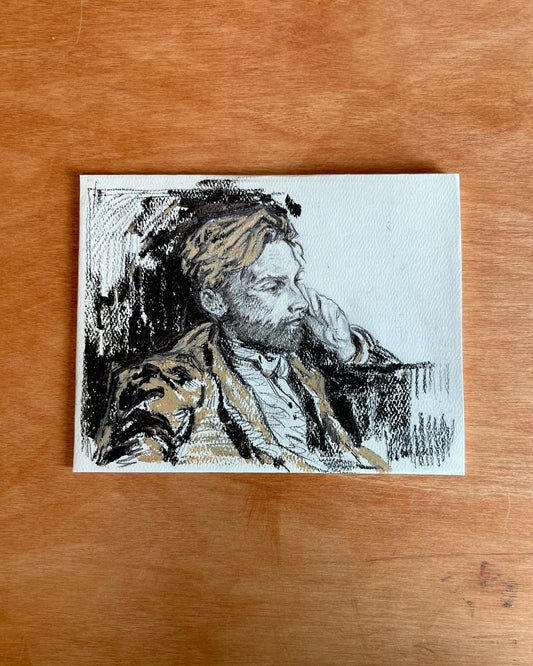 Oil Pastel x Charcoal portrait