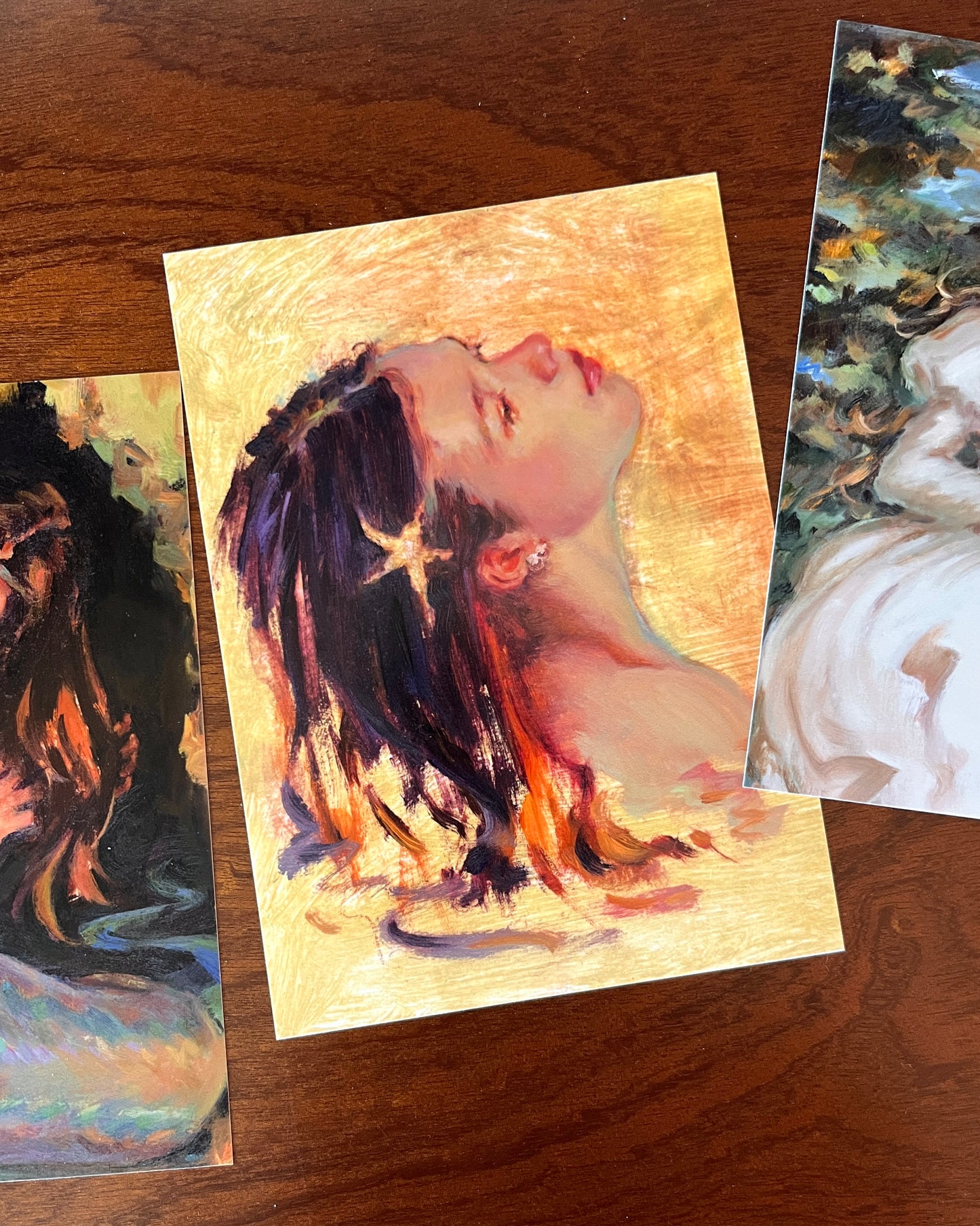 A girl with a starfish