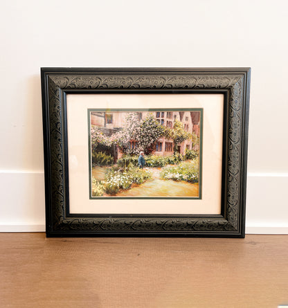 Secret garden - impasto | Framed