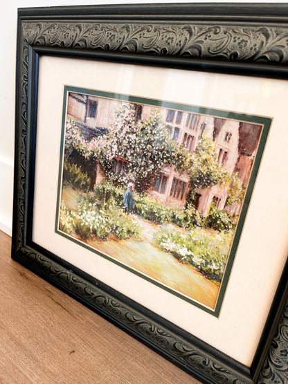 Secret garden - impasto | Framed