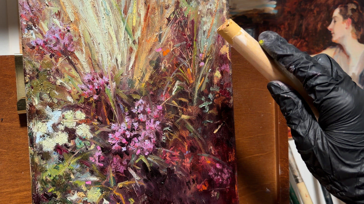 A wild flower garden