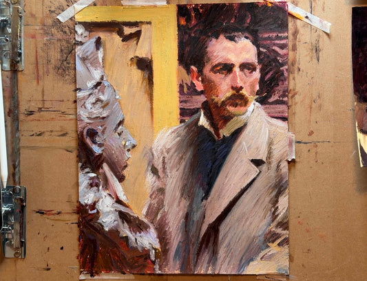 A study of Zorn's self-portrait